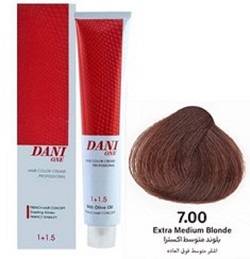 رنگ مو بدون آمونیاک بلوند متوسط اکسترا 7/00 دنی وان 100 میل